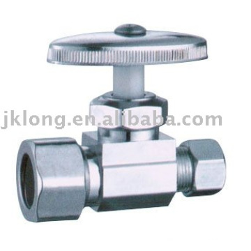 J7011 chrome plated brass angle valve cw617n brass valve